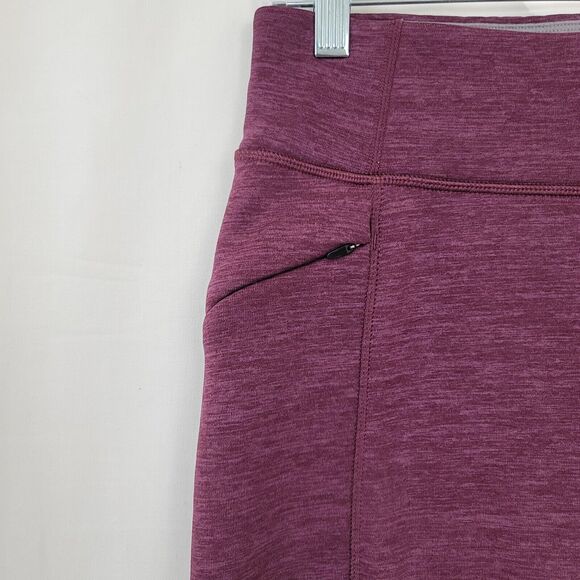 Title Nine Leggings Size Small Purple Fleece Lined Athleisure Outdoors Comfy - Picture 2 of 11